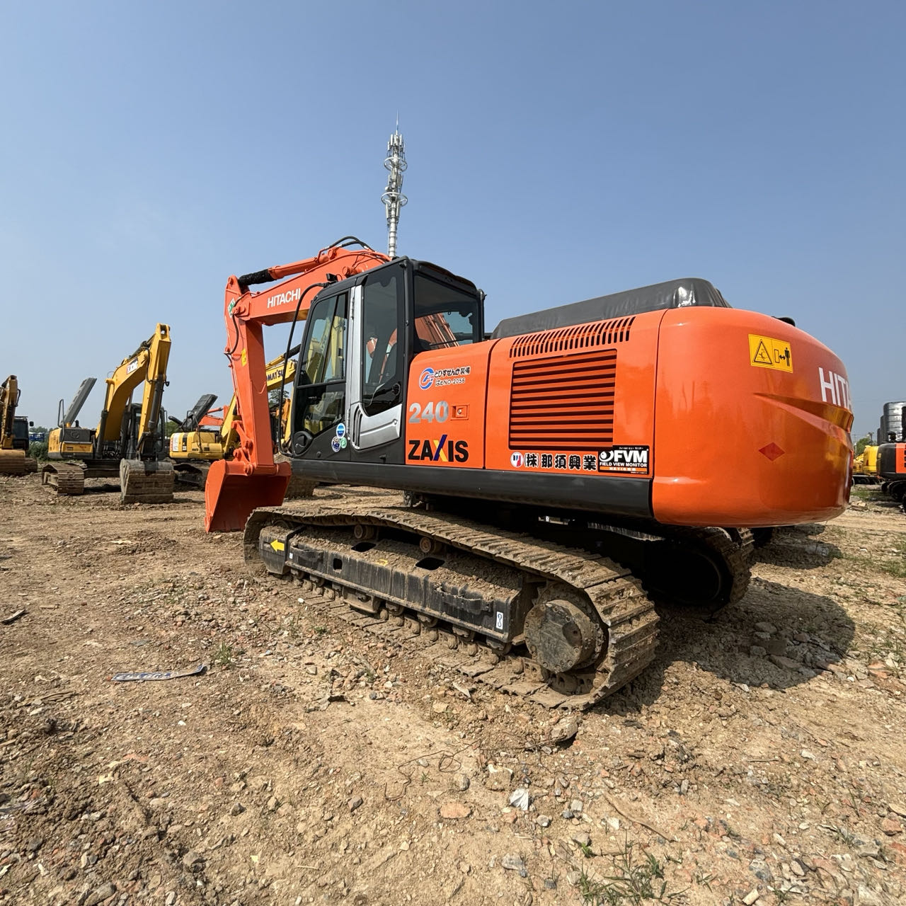 Best Price Guaranteed! High-Quality Used Hitachi ZX240 Excavator on Sale - Shop with Happiness!