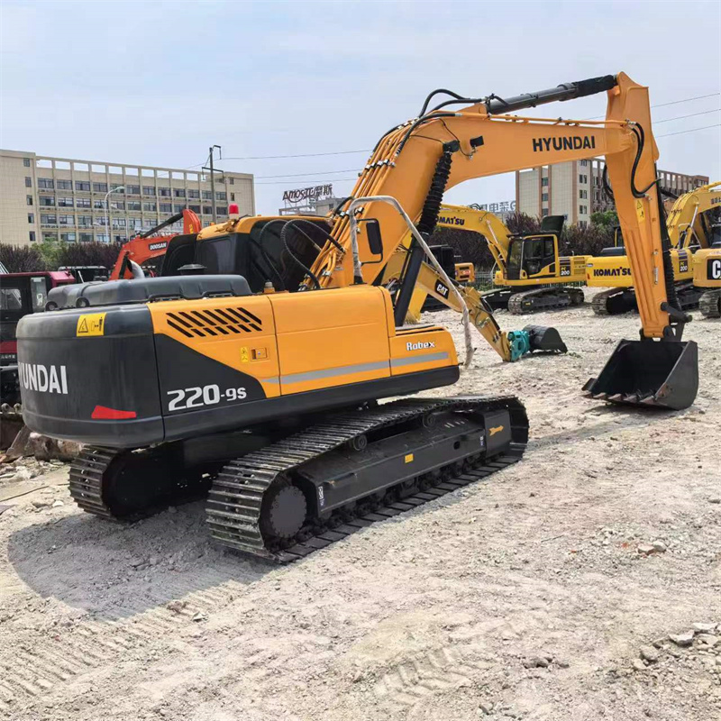 Used Original Korean Hyundai Excavator 220-9s Secondhand Digging Machine for Sale Hyundai 220-9s