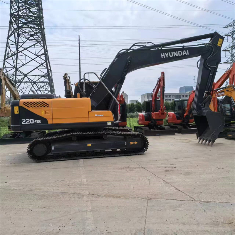 Secondhand Original Korean Hyundai Excavator 220-9s good performance Digging Machine for Sale Hyundai 220-9s