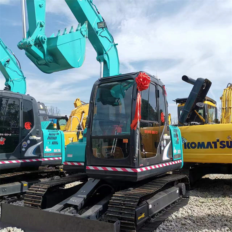 90% New Used Japan Kobelco Sk75 Crawler Excavator Digger For Sale