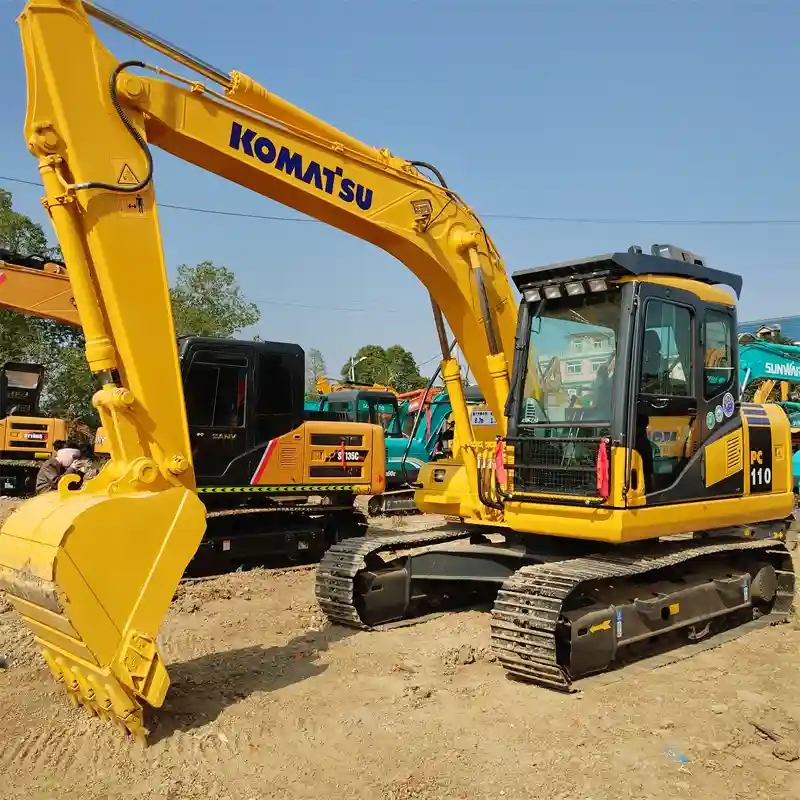 Cheap Price Japan Excavator Small Digger Komatsu PC110 Crawler Excavator 11ton For Sale