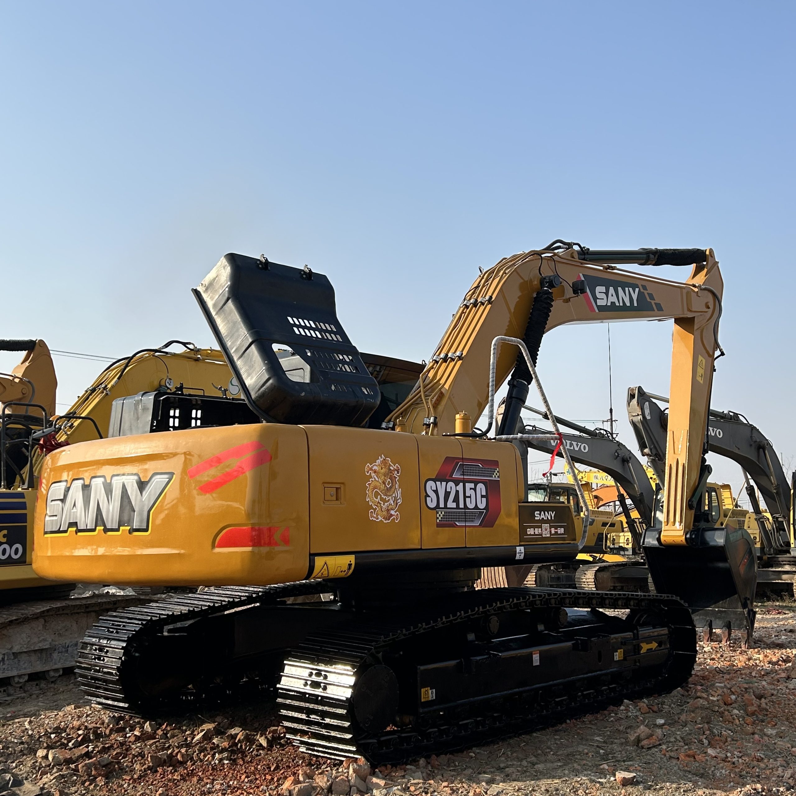 Good Price Used Sany SY215C Excavator Second-hand Machinery Equipment for Hot Sale