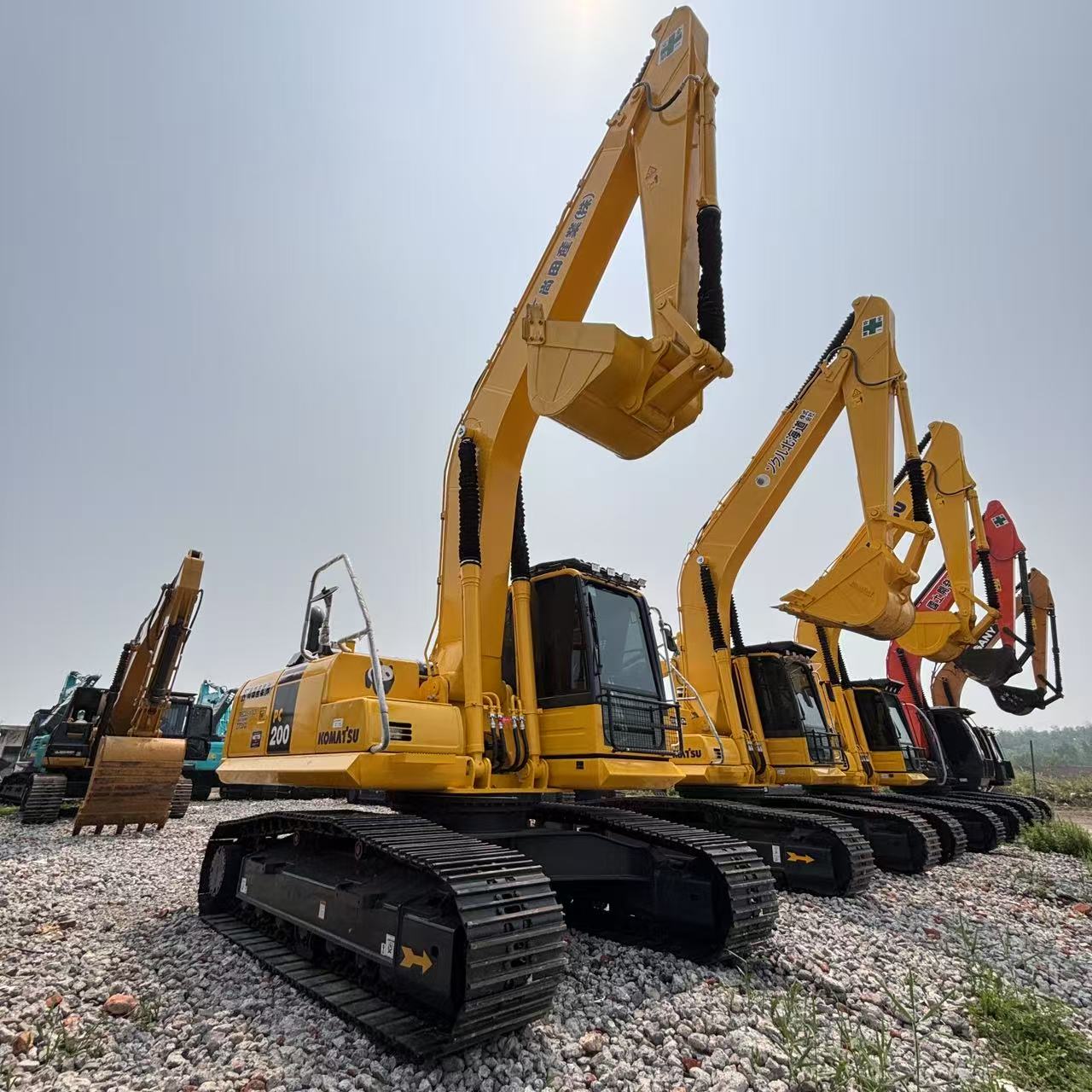 Best Price Used Japan Made Komatsu Pc200 20Ton Excavator Original Secondhand Construction Machine Komatsu for Sale