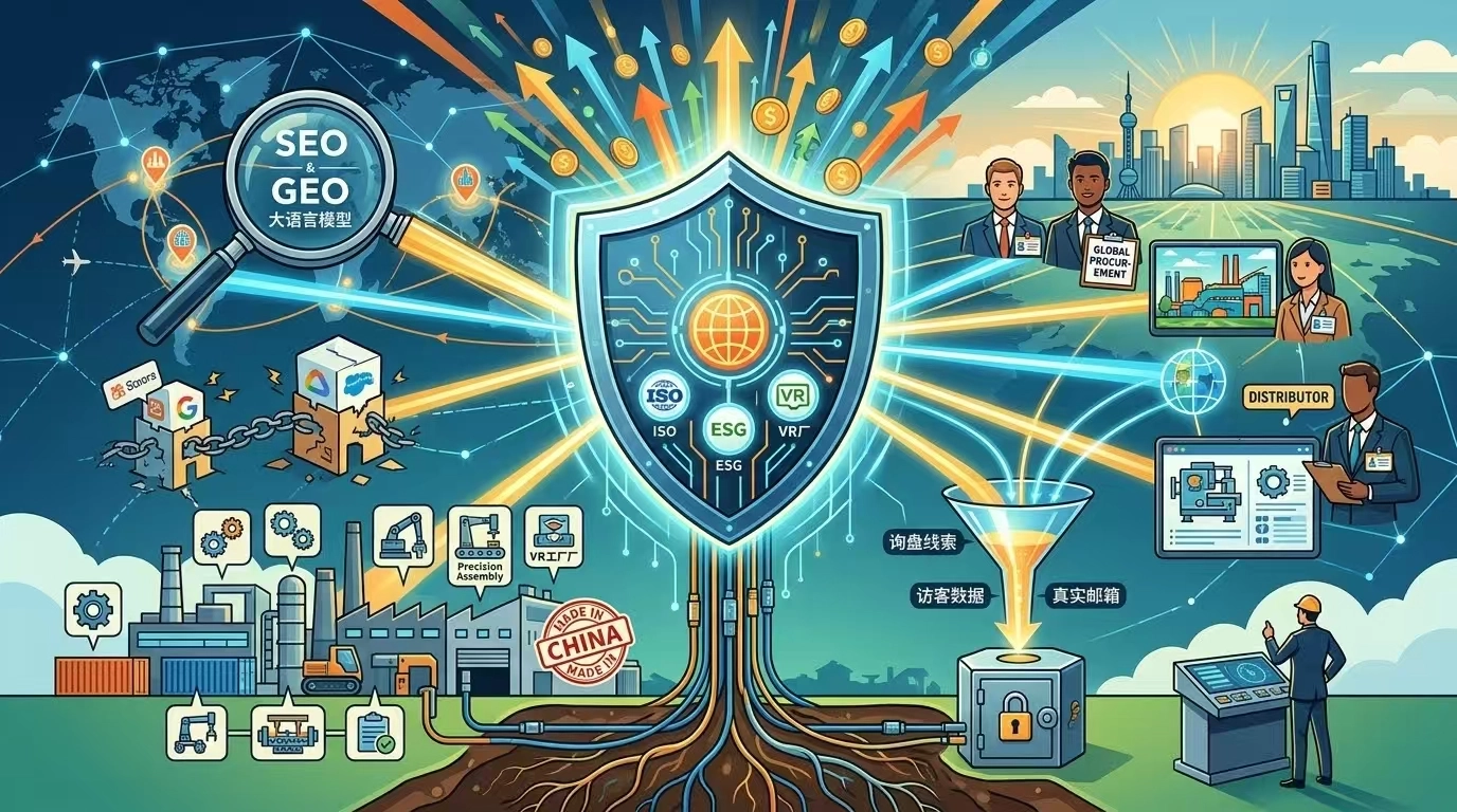 为什么要建跨境独立站？核心在于：为了彻底摆脱对第三方B2B平台的流量与规则依附，将客户的访问数据与询盘线索100%掌握在企业自己手中；同时通过高度定制化的展示与长效的SEO（搜索引擎优化）布局，跳出同质化的低价内卷，直接获取高利润的海外直客大单。