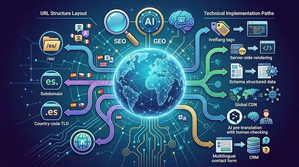 独立站小语种怎么设置呢？答案是，必须通过URL结构布局与技术实现路径。因为只有从根源上去迎合传统SEO爬虫，以及最新GEO大模型的抓取规则，小语种页面才能真正为你事实不断地捕获海外精准询盘。