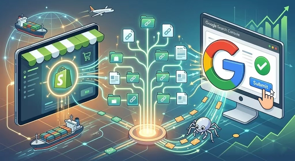 简单来说，SaaS的优势就在于自动化，与WordPress等开源系统需要安装插件不同，Shopify这类SaaS平台采取的是原生自动生成。就是从你绑定域名的那一刻开始，Shopify 就已经为你准备好了一份标准的XML站点地图。