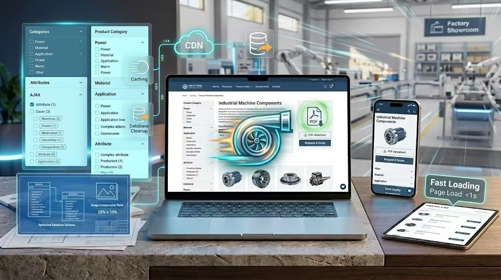对于B2B网站而言，网站速度对询盘转化率以及谷歌搜索引擎的SEO排名有着直接的影响。网速慢一秒，流失的可能就是一张价值百万的跨国采购订单。