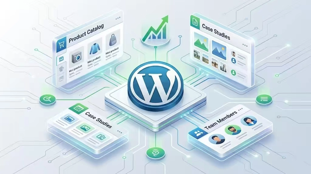 WordPress为什么要创建自定义文章类型？目的是：突破文章与页面的局限，让WordPress变成真正的全能内容管理系统。