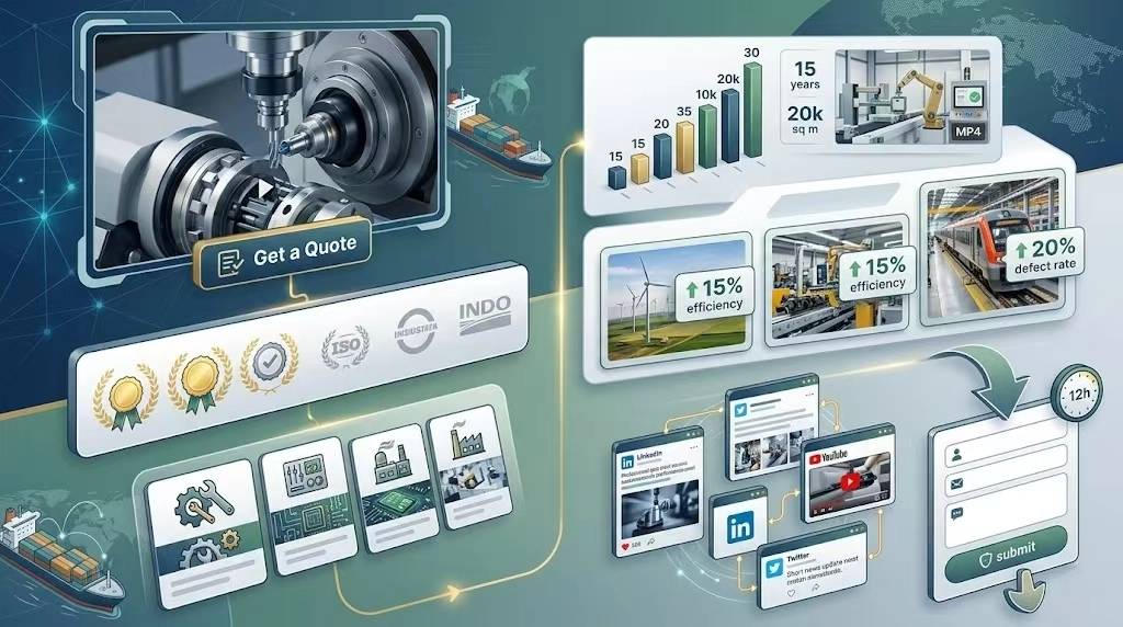 所以想要客户别一秒跳出，我们要从这几个方面下手：首屏视觉区、权威背书区、场景化导航、核心竞争力展示、真实落地案例、丰富企业的数字身份、极简的底部引流表单。