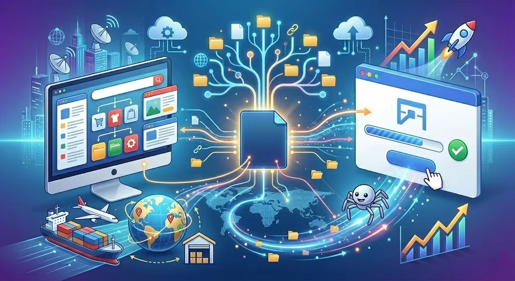 外贸独立站网站地图Sitemap怎么设置呢？答案其实很简单：我们需要弄一个标准的XML格式文件，然后主动去谷歌后台报备。相当于直接给搜索引擎开了绿灯，明明白白地告诉它:我网站都有哪些重要页面、目录是怎么分类的、昨天刚更新了哪些内容，全写在这上面了！