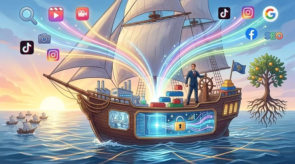 无论你是在TikTok、Instagram等社交媒体做内容推广，还是在 Facebook、Google 跑点击广告，独立站都是最佳的承载阵地。