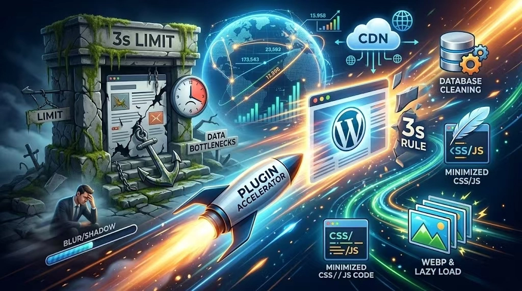 我们是否优化了WordPress网站的打开速度呢？答案是使用插件。
