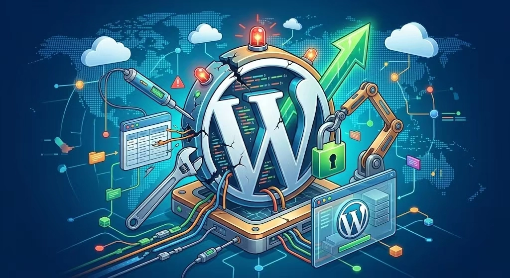 如何修复WordPress建站中常见的错误呢？在修复错误之前，我们应该先排查错误，才能找到原因。