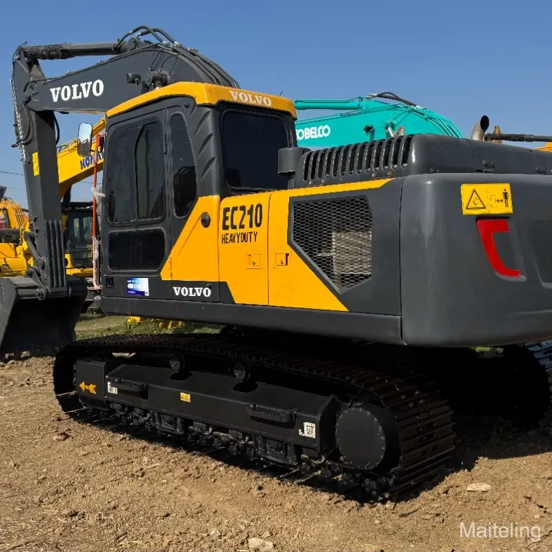 21 Ton Second hand Volvo EC210 Heavy Crawler Equipment Powerful