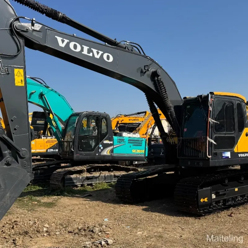 21 Ton Second hand Volvo EC210 Heavy Crawler Equipment Powerful