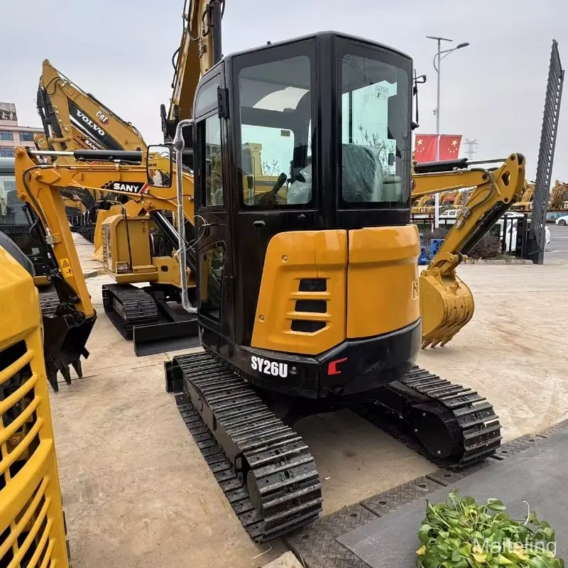 90% New Used SANY SY26 Mini Excavator Equipment Good Performance