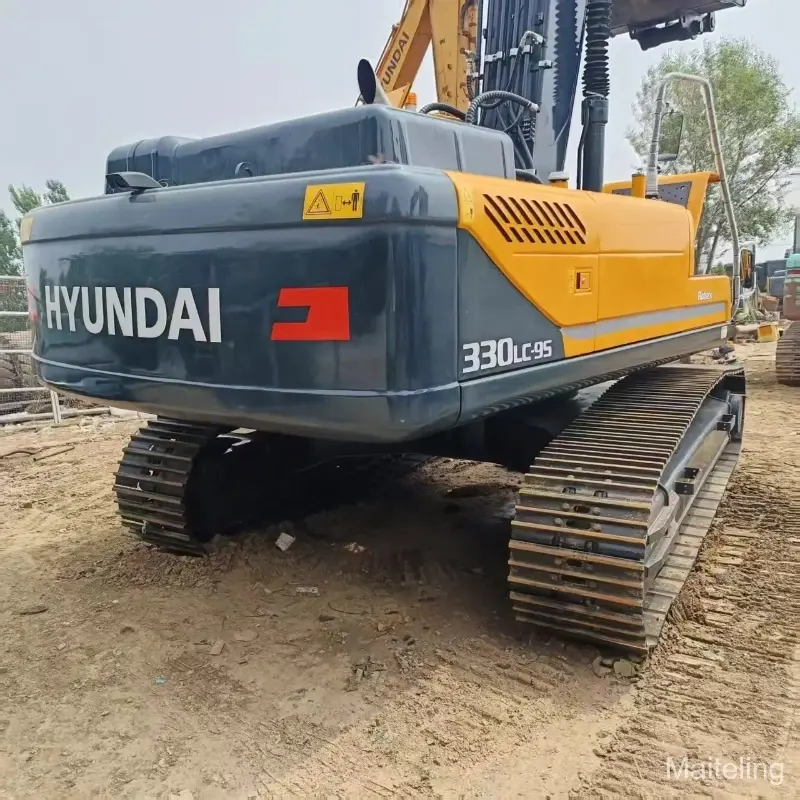 Competitive Price Second Hand Hyundai 330 Heavy Digging Crawler Machine Global Supply