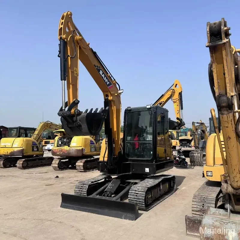 Good Condition Used SANY SY55 Compact Hydraulic Excavator Global Supply