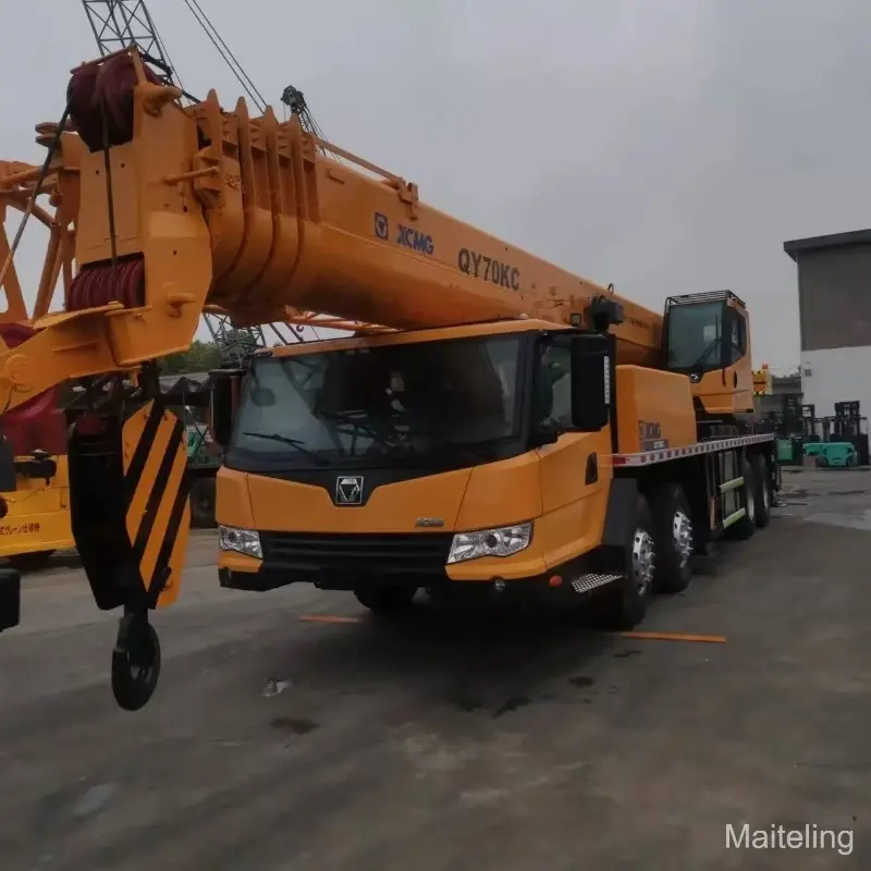 High Quality Second-hand XCMG QY70KC Crane Equipment Price
