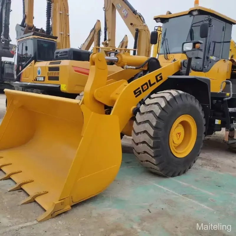 Low Price Second Hand SDLG LG956L Loader Powerful Hydraulic System Solution