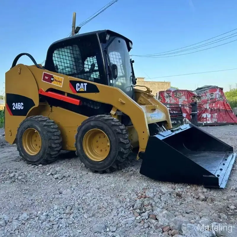 Low Price Second-hand CAT246C Skid Steer Loader China Supplier