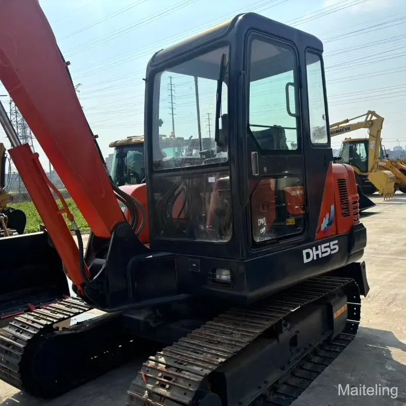 Low Price Used Doosan DH55 Compact Excavator For Sale