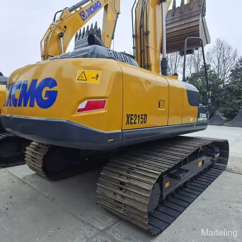 Powerful Second Hand XCMG 215D Excavator Construction Equipment Competitive Price