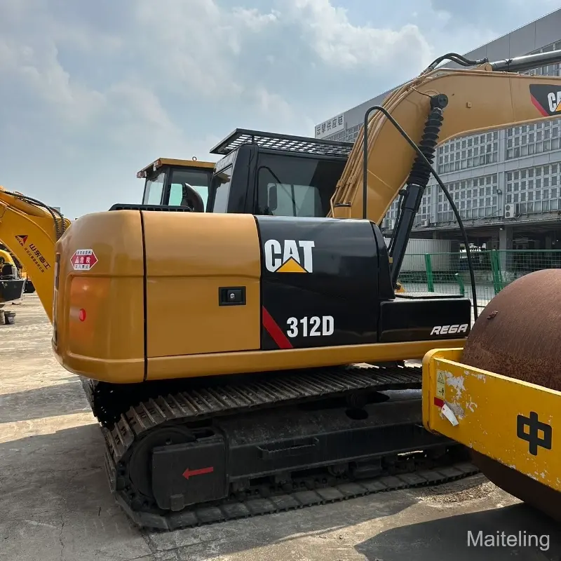 Powerful Second hand CAT312D Crawler Excavator Medium Equipment