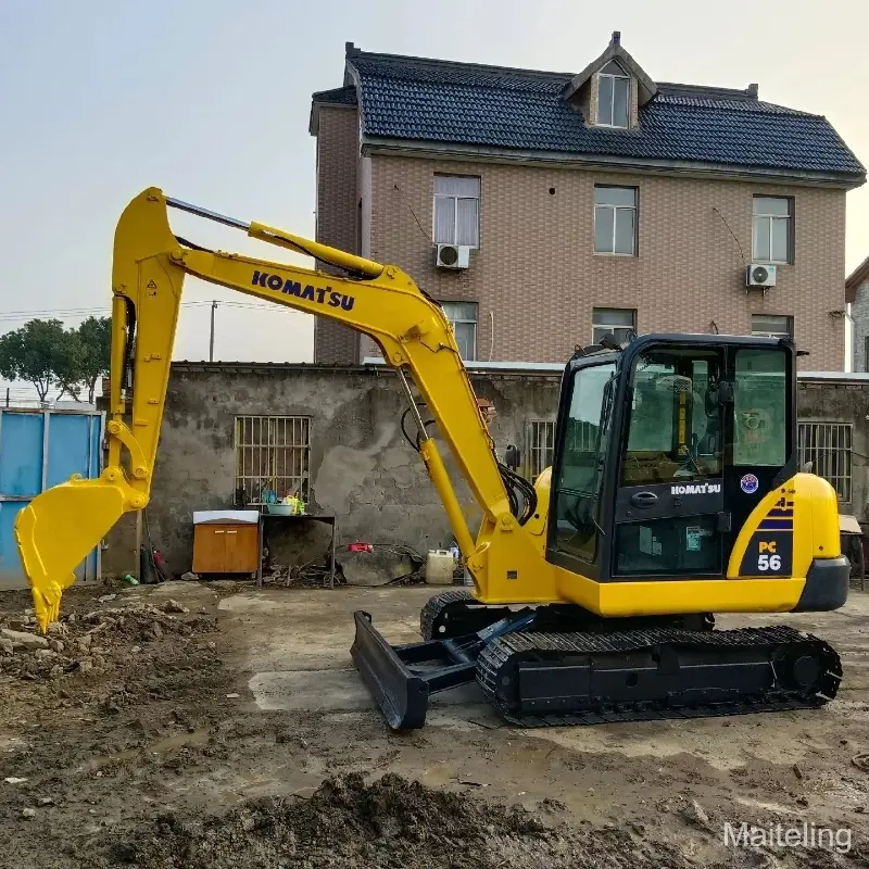 Second Hand Komatsu 56 Construction Equipment Durable Powerful Global Supply