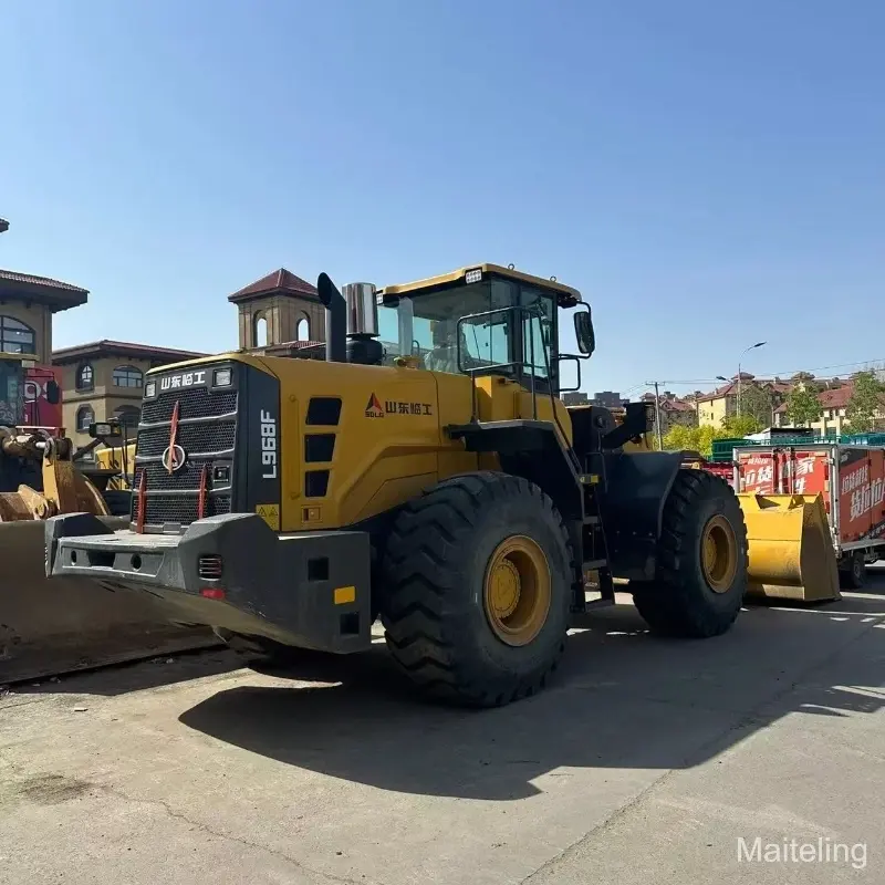 Second Hand SDLG L968F Loader Comfortable Cabin Low Fuel Consumption For Sale