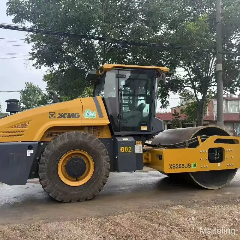 Second Hand XCMG XS265JS Heavy Duty Road Roller Machine Factory Price Exporter
