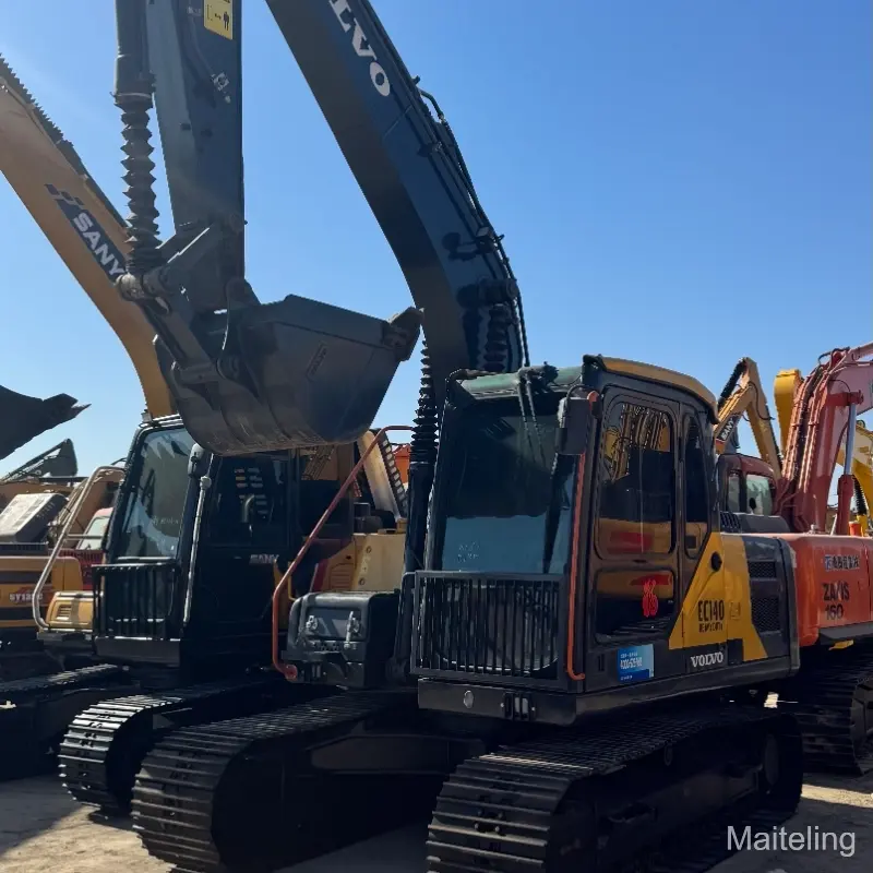 Second-hand Volvo EC140 Medium Hydraulic Excavator Machine Durable