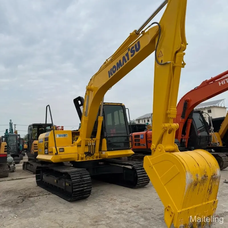 Used Komatsu 130 Medium Excavator Crawler Machine Engineering Machinery Hot Sale