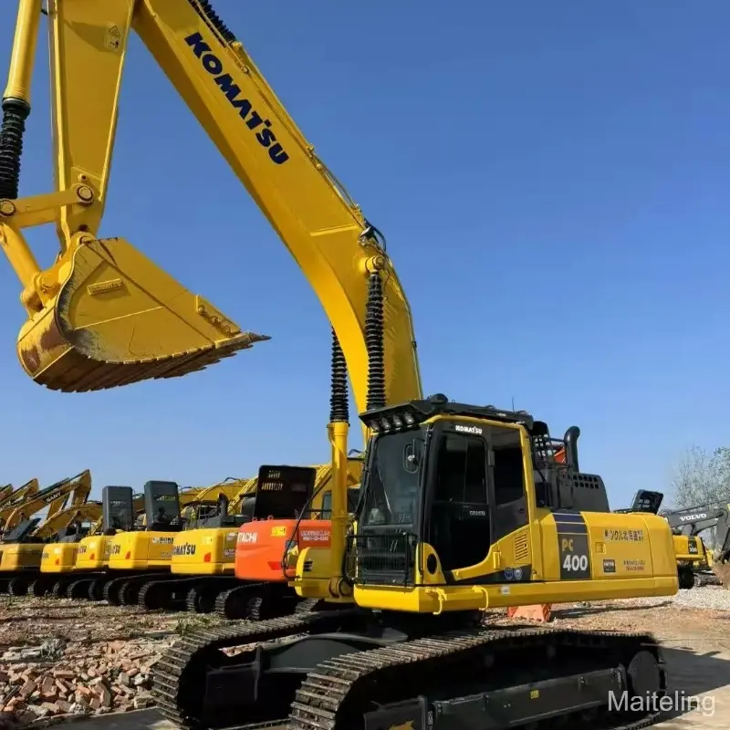 Used Komatsu 400 Heavy Excavator Construction Machinery Low Maintenance Costs