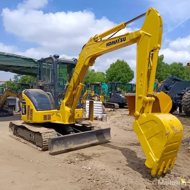 Used Komatsu 55 Midi Excavator Hydraulic Machine Good Condition Factory Price