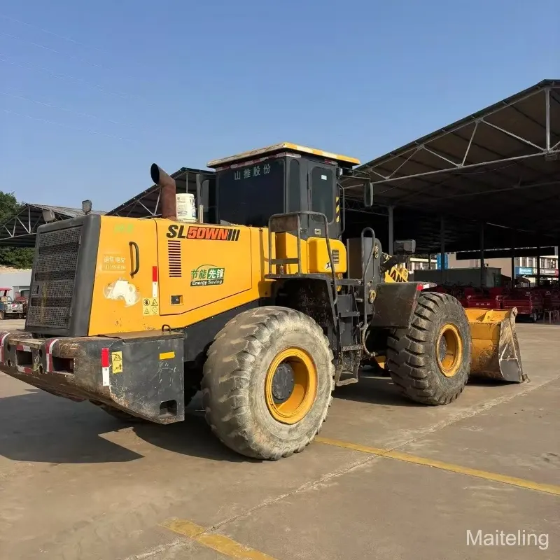Used Shantui SL50WN Wheel Loader Robust Design Construction Machine