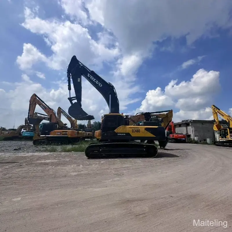 Used Volvo EC480 Large Crawler Excavator Construction Equipment Supplier