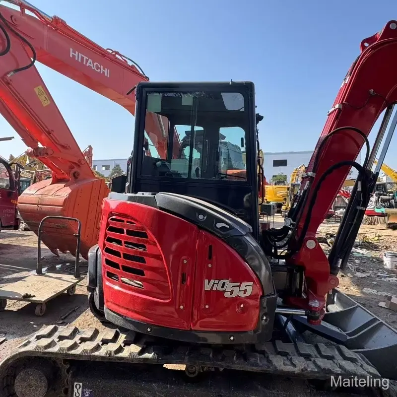 Operating Weight 5.5ton Bucket capacity 0.16m³ Engine Brand YANMAR Power 10.1KW Working hours 0-2000 Machine Weight 5380KG Core Components Pressure vessel、Bearing、Gear、Pump、Gearbox、PLC、0ther、 motor、Engine Year 2022 Machinery Test Report Provided Video outgoing-inspection Provided