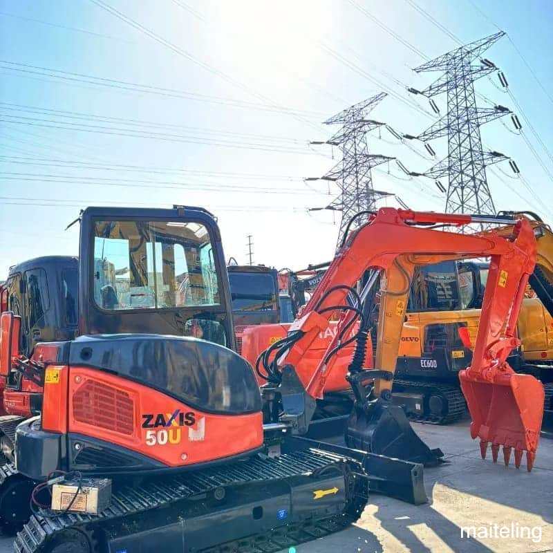High Quality Hitachi Zx50 Crawler Excavator Low Price Earth Moving