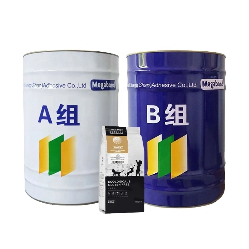 Solvent free lanimating adhesive for steaming package WY2546A/B