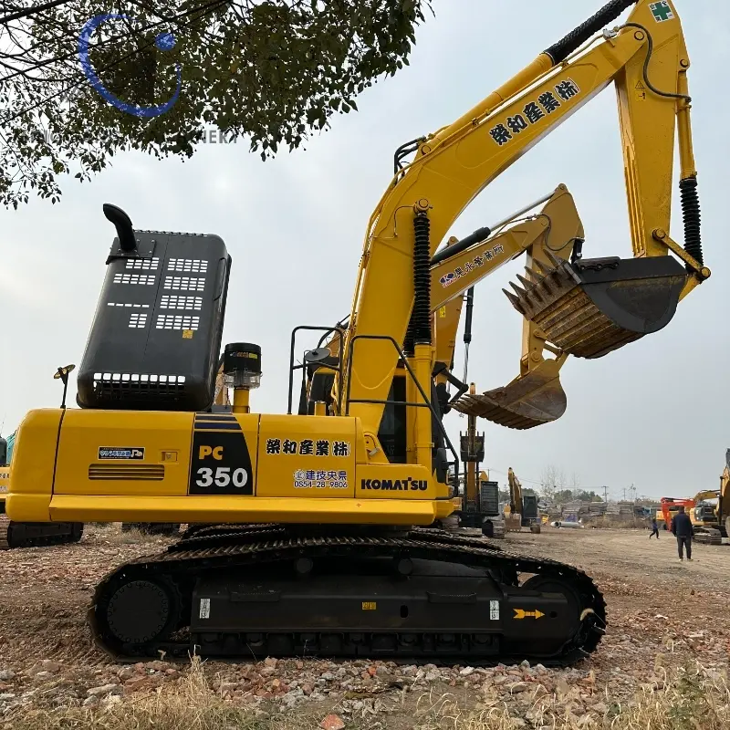 China Second Hand Komatsu PC350 Crawler 35ton Excavator Earth Digger Machine