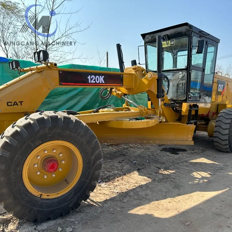 Second hand Good Condition Caterpillar Motor Grader Cat 120K