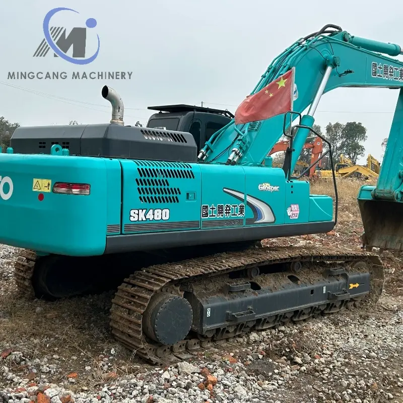 Well-Maintained Used Kobelco SK480 48ton Excavator Digging Machine For Sale