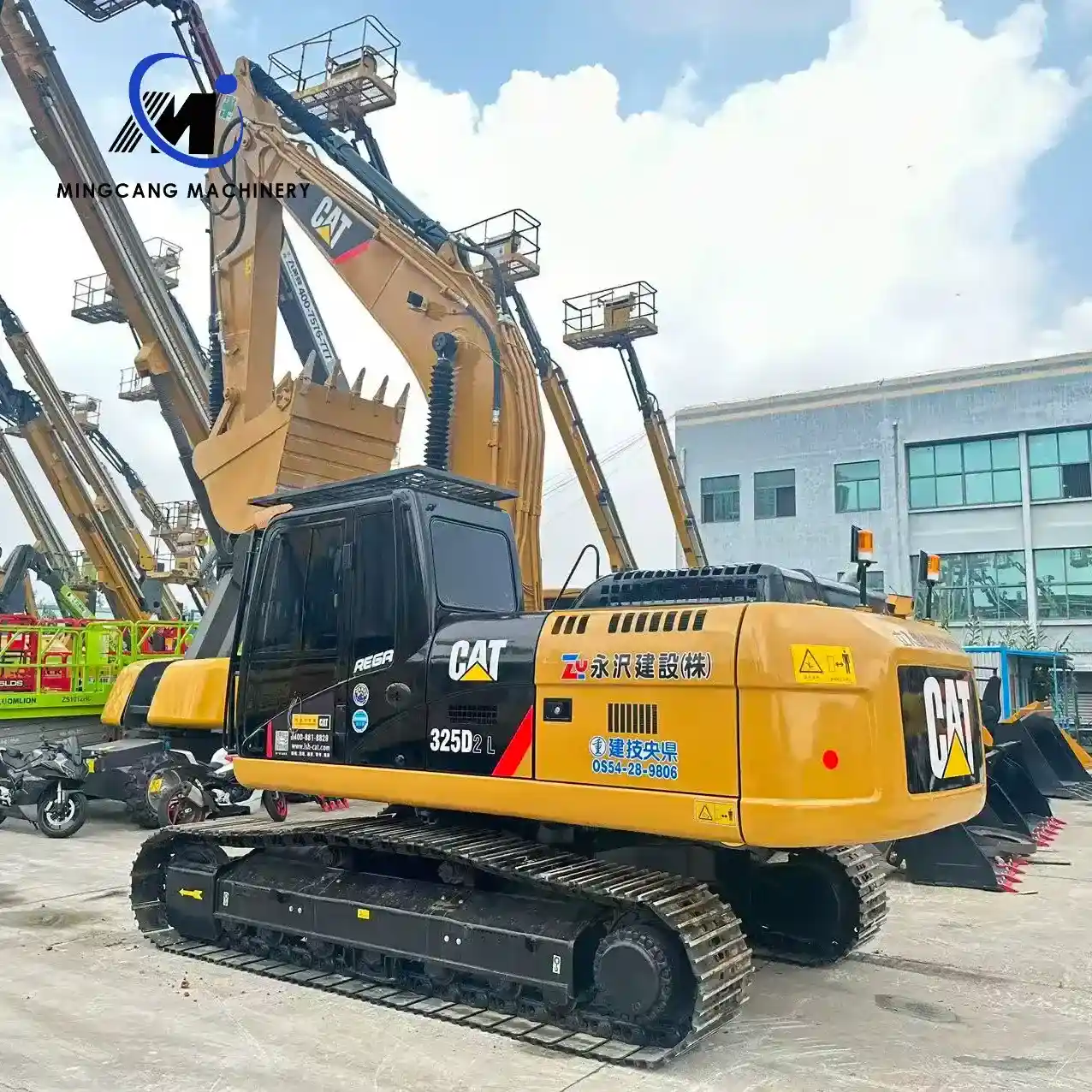 Excavadora Cat325D2L de 25 toneladas, usada, procedente de Japón, en venta (10)
