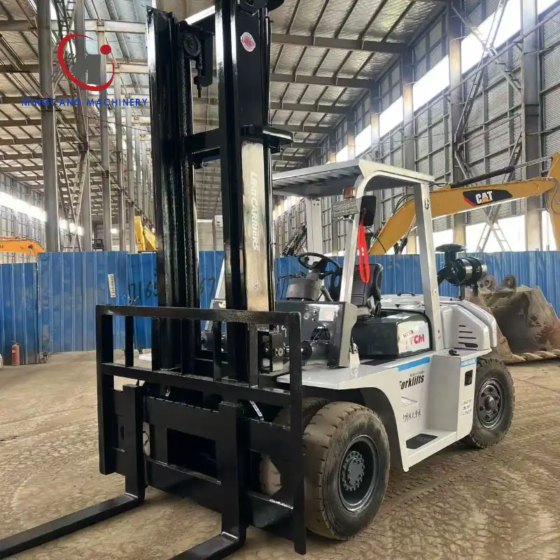 Japan used TCM FD70Z8 forklift 7000kg capacity for sale