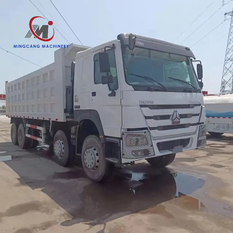 On Sale Second Hand HOWO 371 8x4 Tipper Truck Dump Truck for Construction