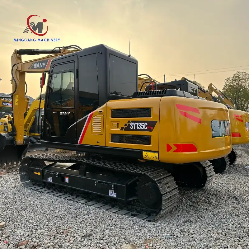 Used 13Tton excvator SANY SY135C excavator Good condition digger For sale