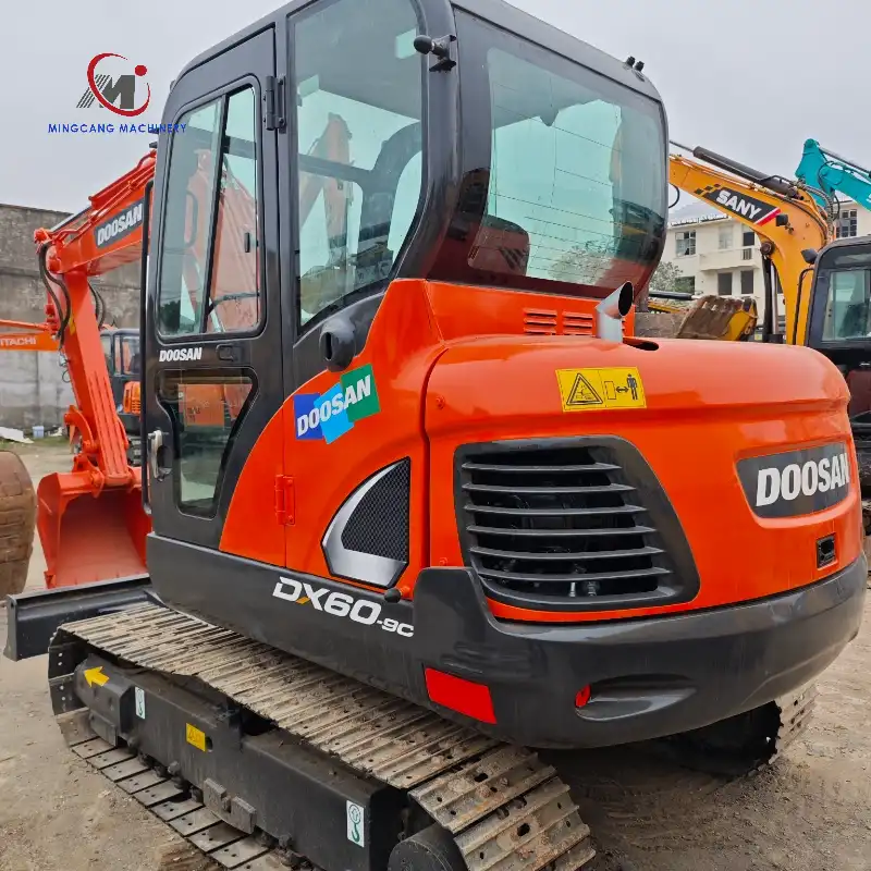 Used Doosan DX60-9C excavator 6ton Miniexcavator Korea brand Excavator For sale