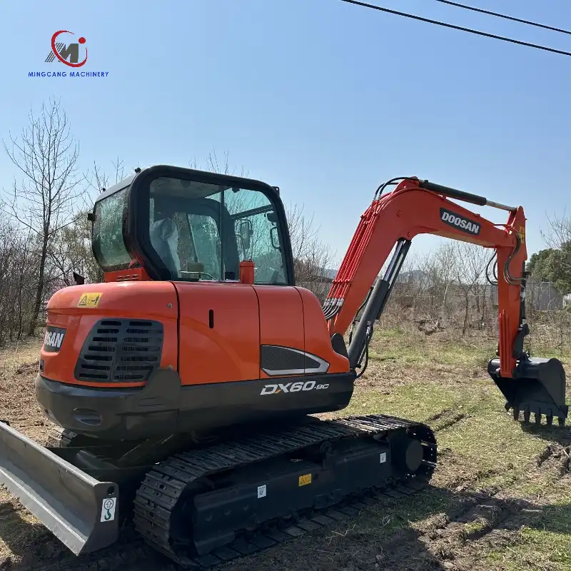 Used Doosan DX60-9C excavator 6ton Miniexcavator Korea brand Excavator For sale