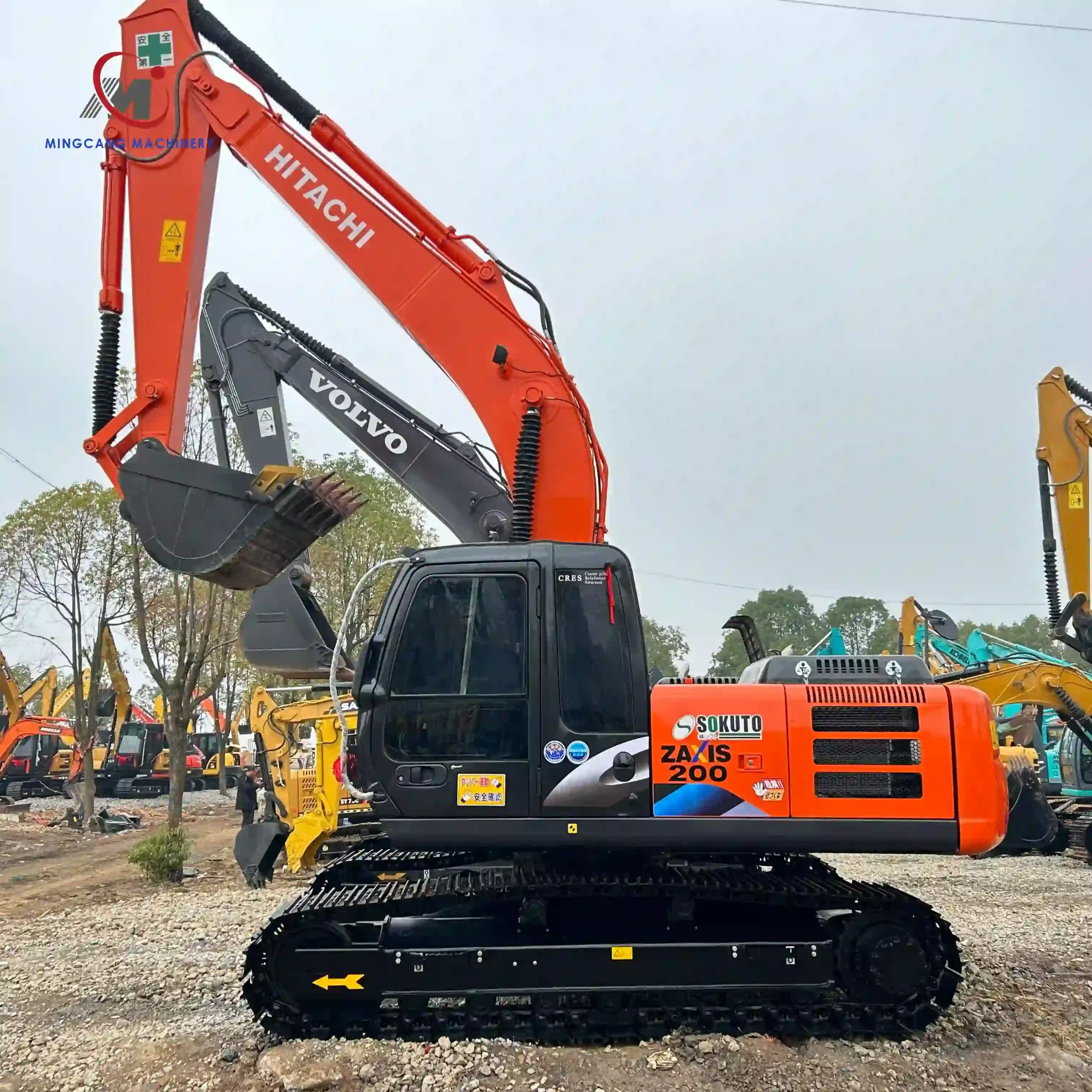 Used Hitachi ZX200 20ton excavator Japan Excavator For Sale